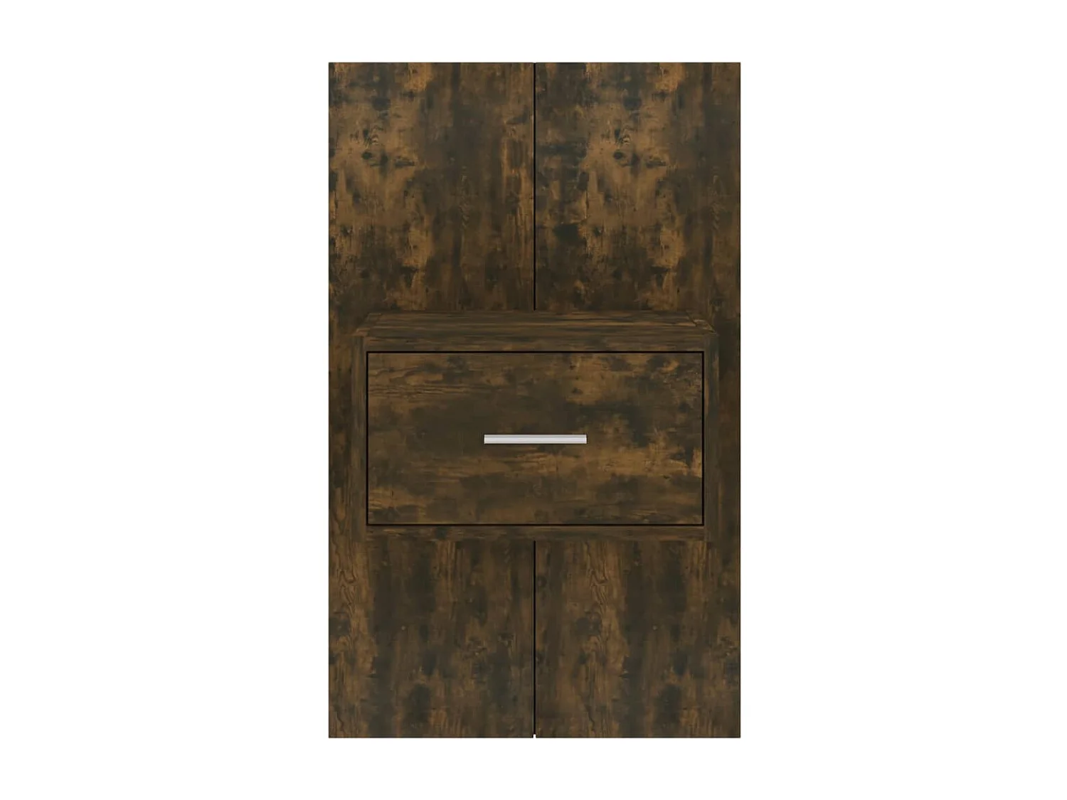 Mesita de noche | Mesilla de noche de pared roble ahumado