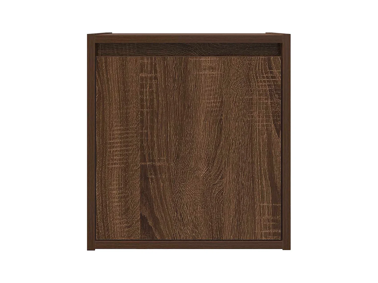 Mesillas de noche | Mesita de noche de pared 2 uds roble marrón 38x34x40 cm