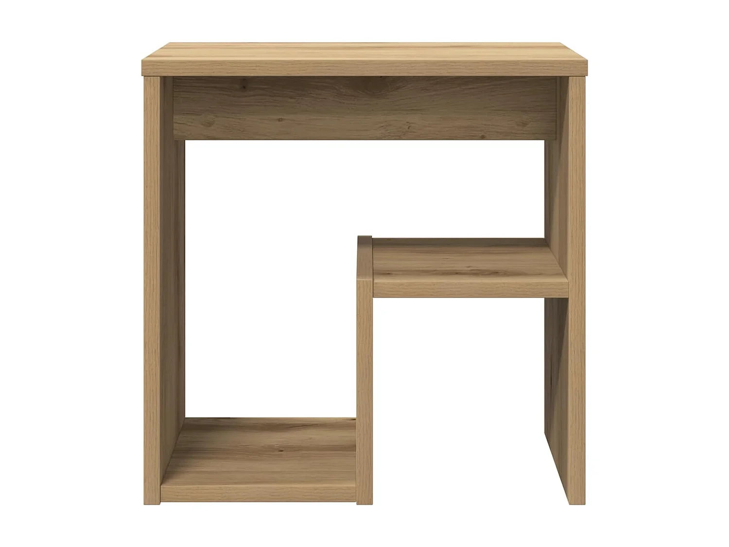 Table de chevet-Table d'appoint chêne artisanal 40x30x40 cm bois d'ingénierie
