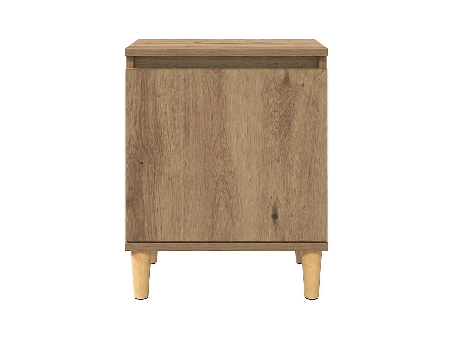 Mesita de Noche | Armario de Noche | Mesa auxiliar Roble artisan 40x30x50 cm