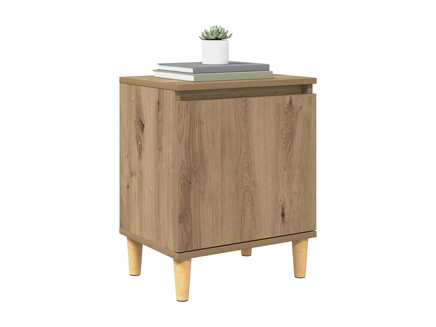 Nachttisch-Beistelltisch Artisan-Eiche 40 x 30 x 50 cm Holzwerkstoff SHL80136