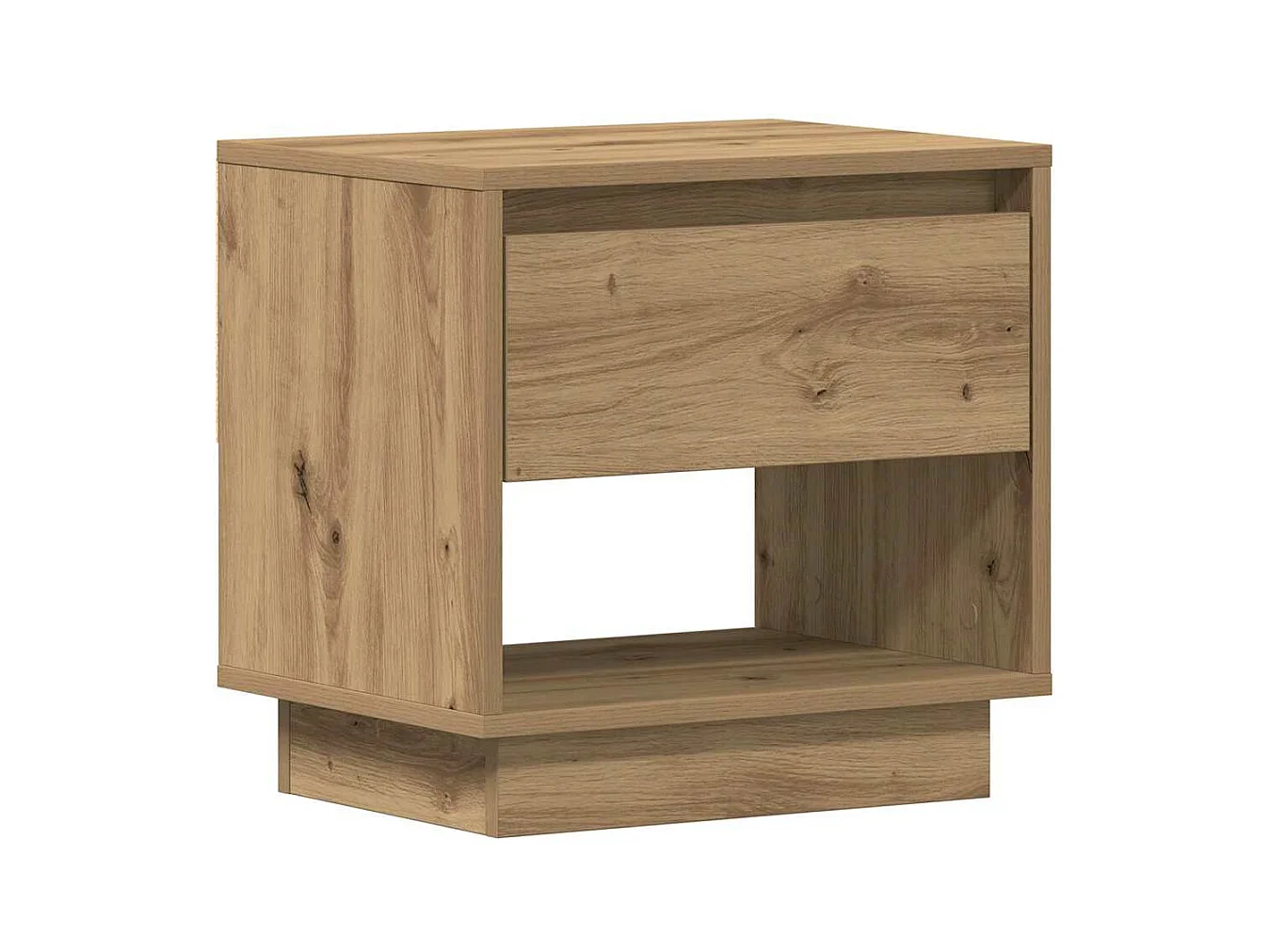 Table de nuit avec tiroir 2 pcs chêne artisanal 45x34x44 cm