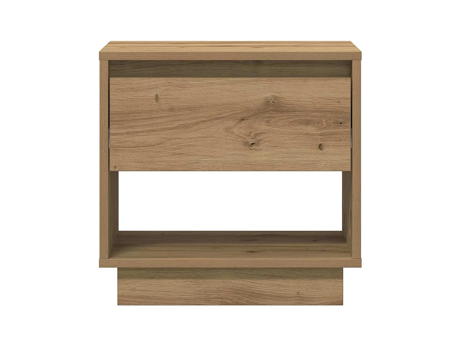 Table de nuit avec tiroir 2 pcs chêne artisanal 45x34x44 cm