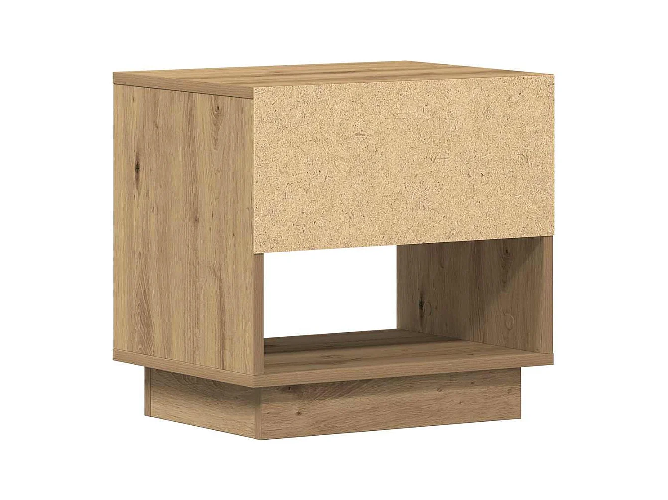 Table de nuit avec tiroir 2 pcs chêne artisanal 45x34x44 cm