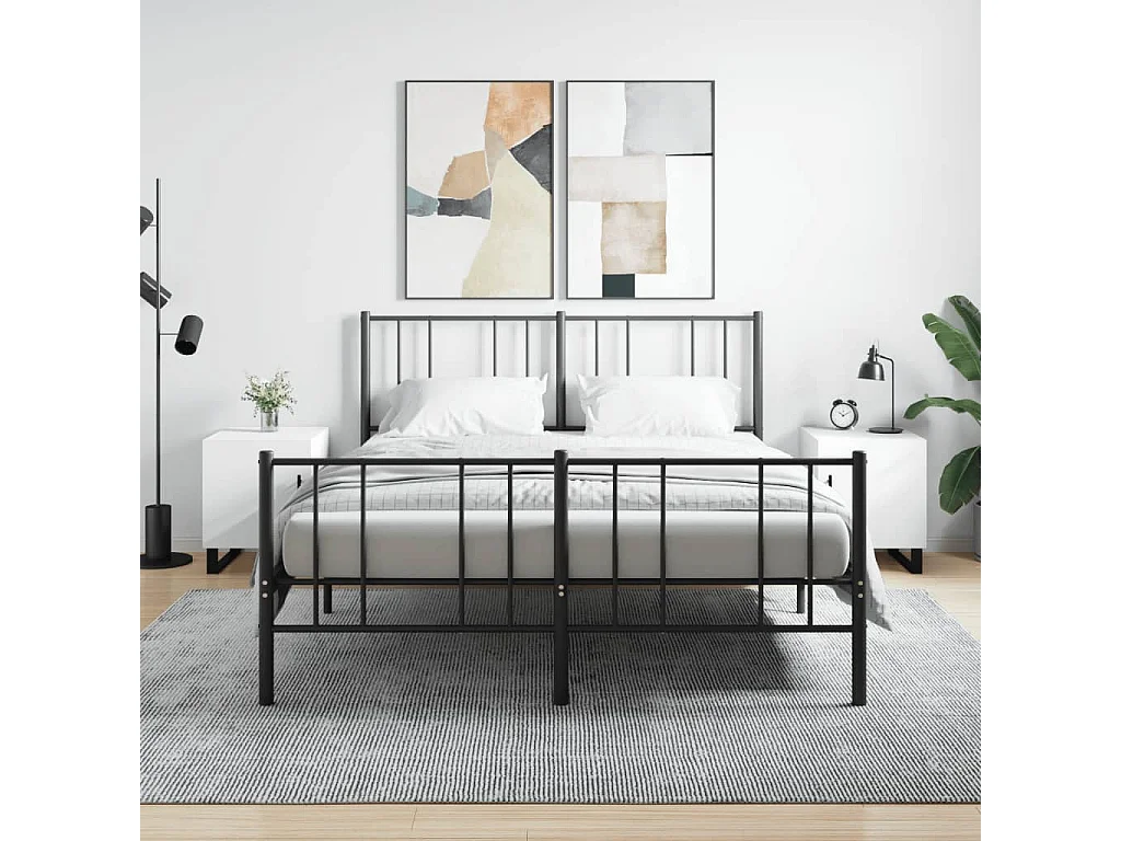 Lot de 2 Tables de chevet avec rangement blanc 40x40x50 cm bois d’ingénierie