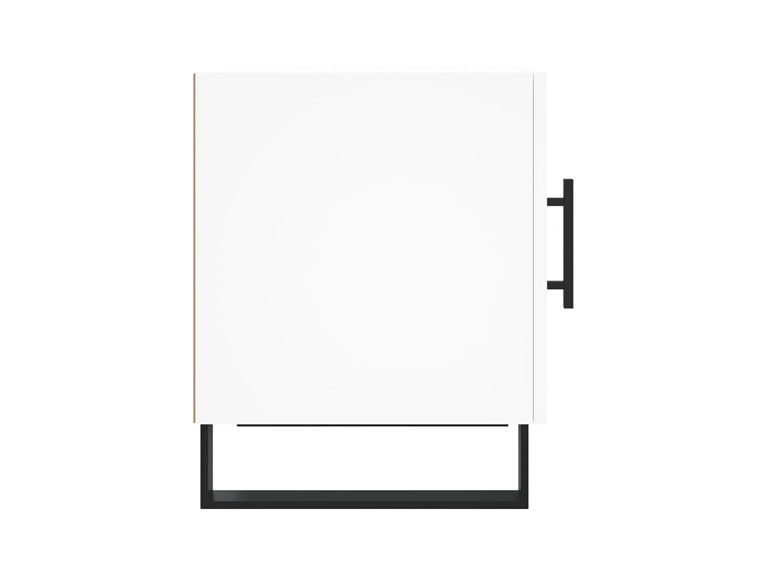 Mesitas de noche | Mesilla de noche 2 uds madera de ingeniería blanco 40x40x50 cm