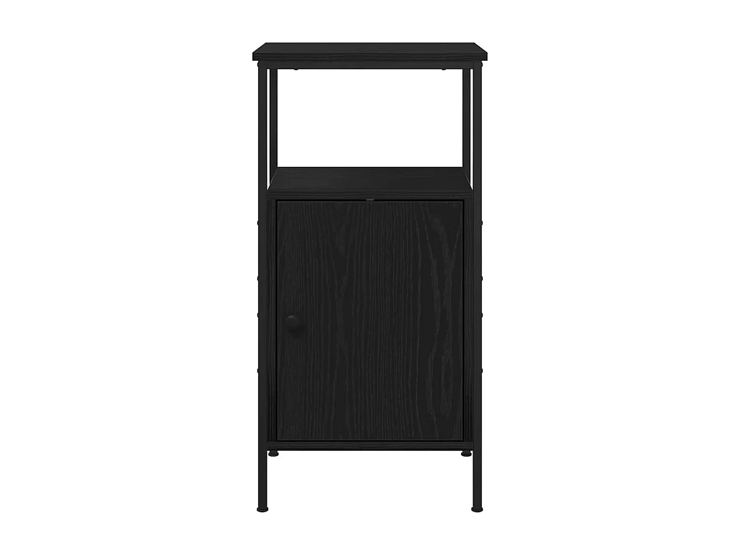 Mesita de Noche | Armario de Noche | Mesa auxiliar Roble negro 41x31x80 cm