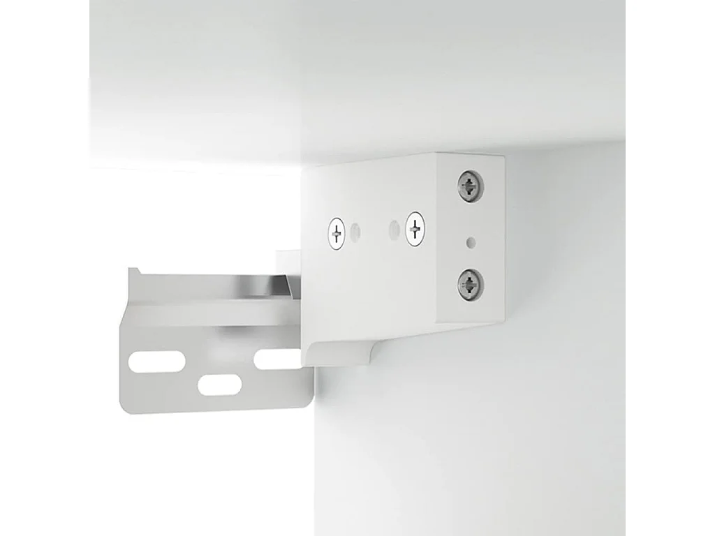 Mesita de noche | Mesilla de noche de pared blanco 35x35x20 cm