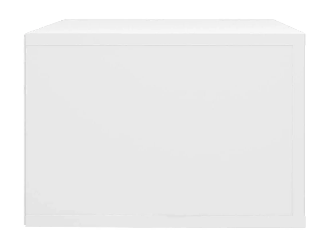 Nachttisch hängend | Wand-Nachttisch Weiß 50x36x25 cm SHL69140