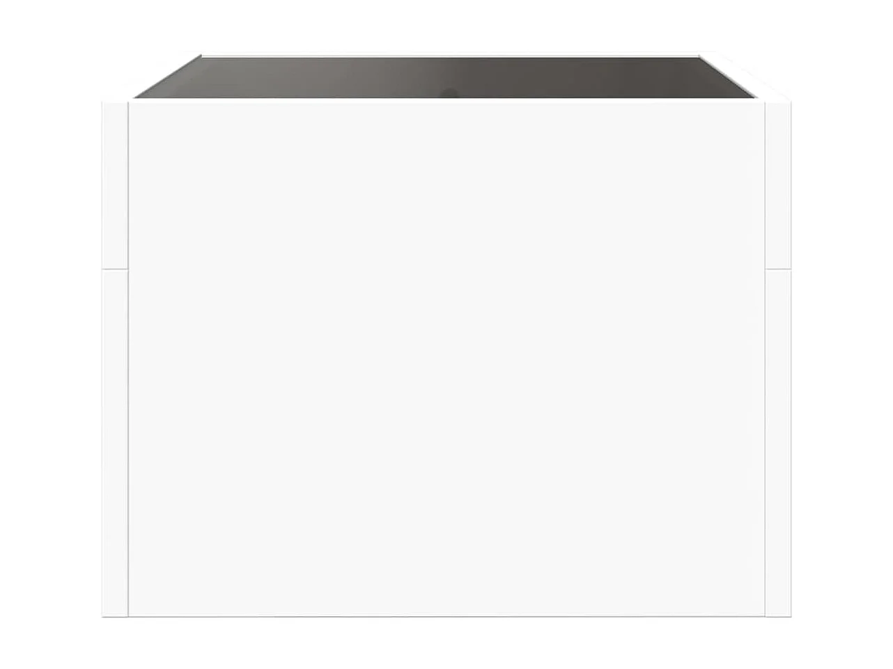 Table de chevet-Table d'appoint avec Éclairage LED infini blanc 40x40x30 cm