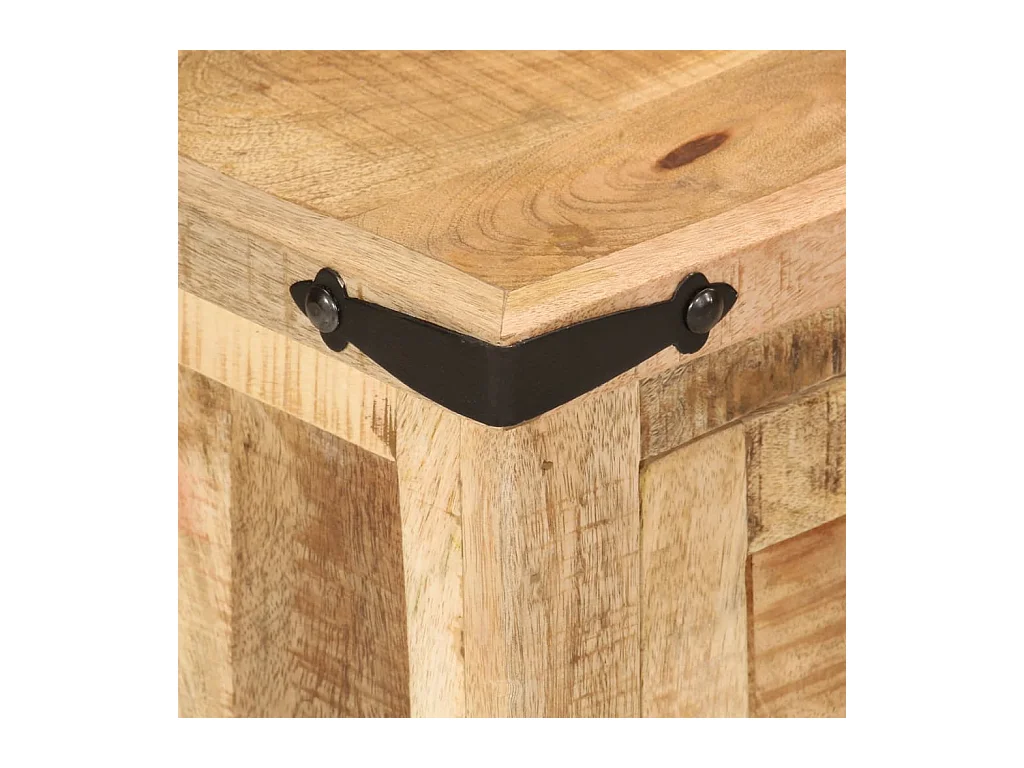 Mesita de noche | Mesilla de noche madera maciza de mango 40x35x50 cm