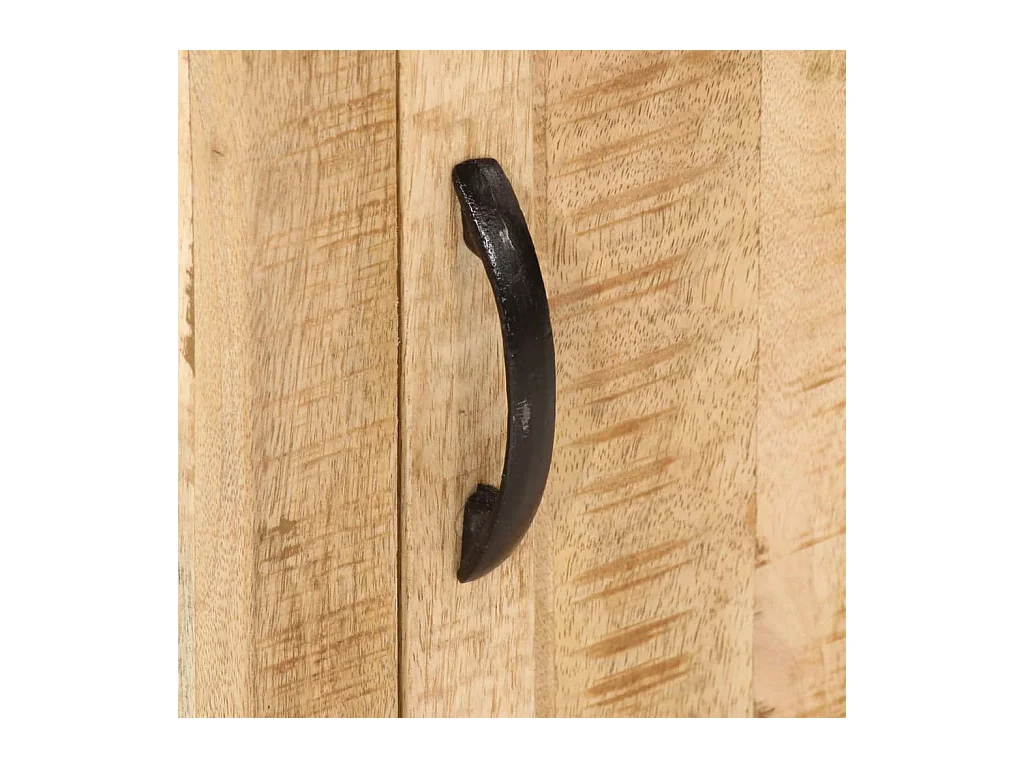 Mesita de noche | Mesilla de noche madera maciza de mango 40x35x50 cm