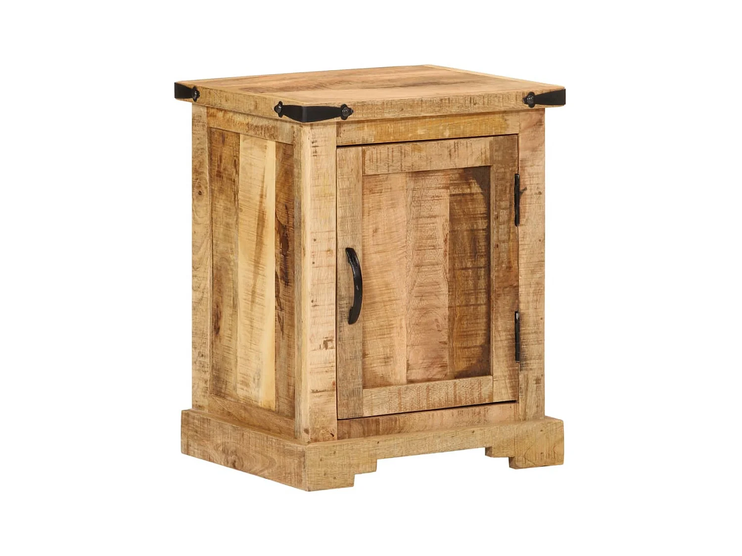 Mesita de noche | Mesilla de noche madera maciza de mango 40x35x50 cm