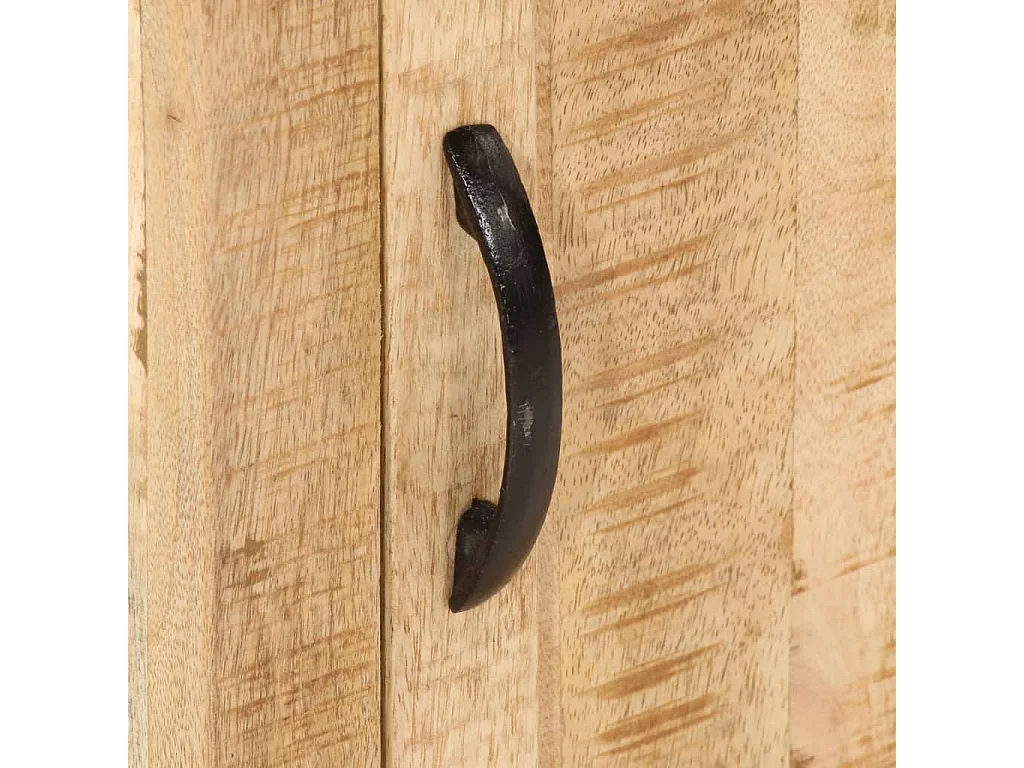 Nachttisch-Beistelltisch 40x35x50 cm Massivholz Mango SHL95211