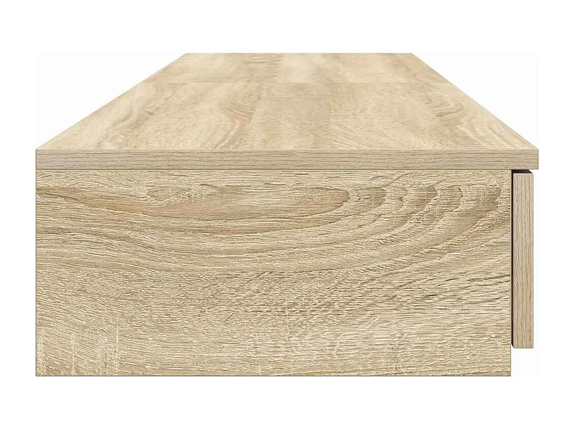 Gavetas de cama com gaveta Carvalho sonoma 135x36.5x16.5 cm