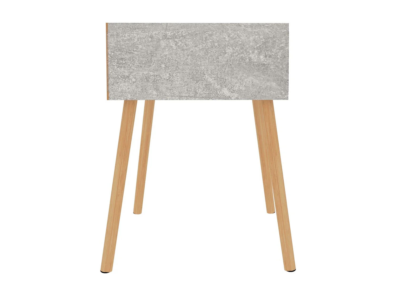 Nachttisch-Beistelltisch Betongrau 40x40x56 cm Holzwerkstoff SHL35425