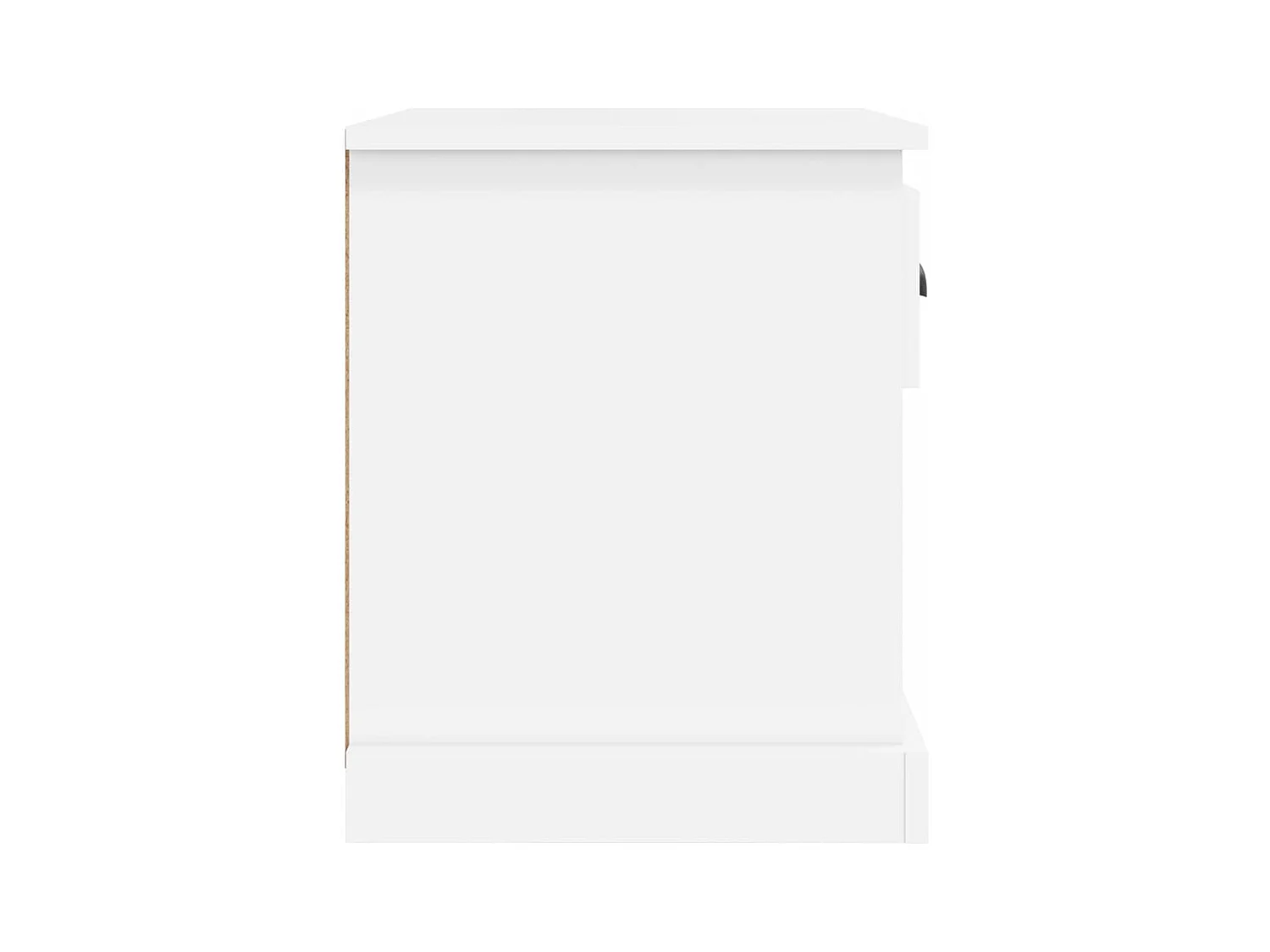 Mesitas de noche | Mesilla de noche 2 uds madera contrachapada blanco 39x39x47,5cm