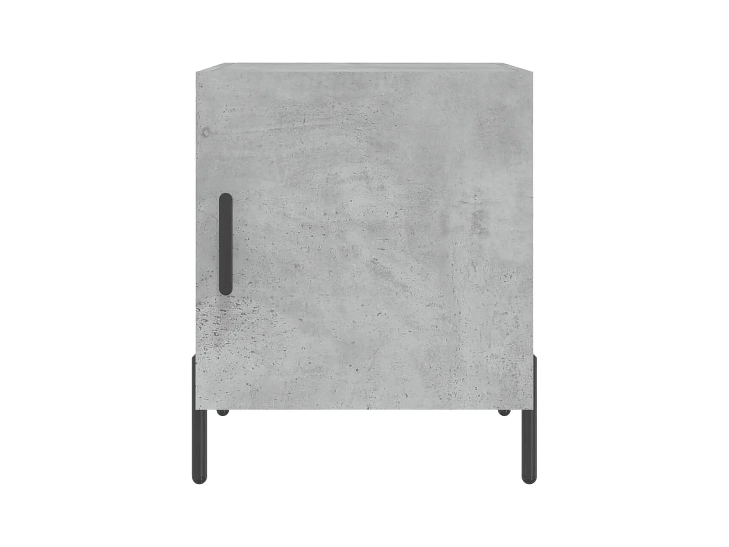 Mesita de noche | Mesilla de noche madera de ingeniería gris hormigón 40x40x50 cm