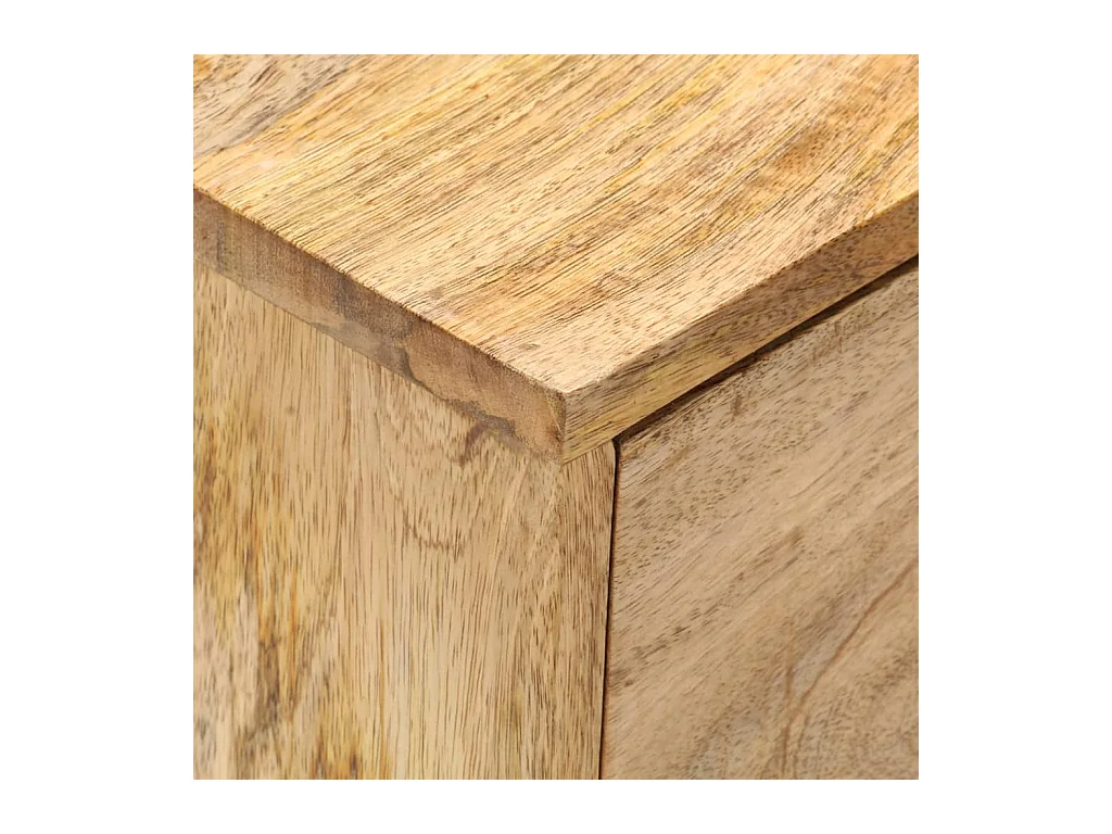 Mesita de noche | Mesilla de noche de madera maciza de mango 40x35x55 cm