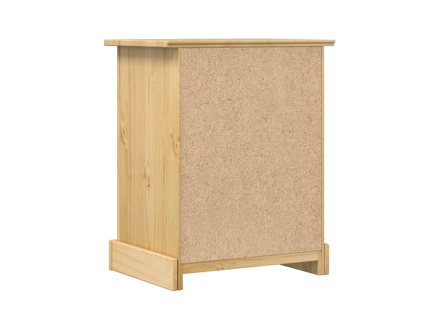 Mesita de noche | Mesilla de noche Corona madera maciza de pino 53x39x66 cm