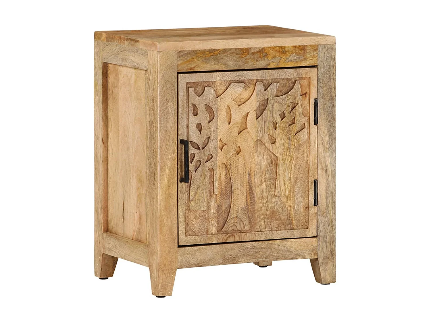 Table de chevet-Table d'appoint 40x30x50 cm Bois de manguier massif