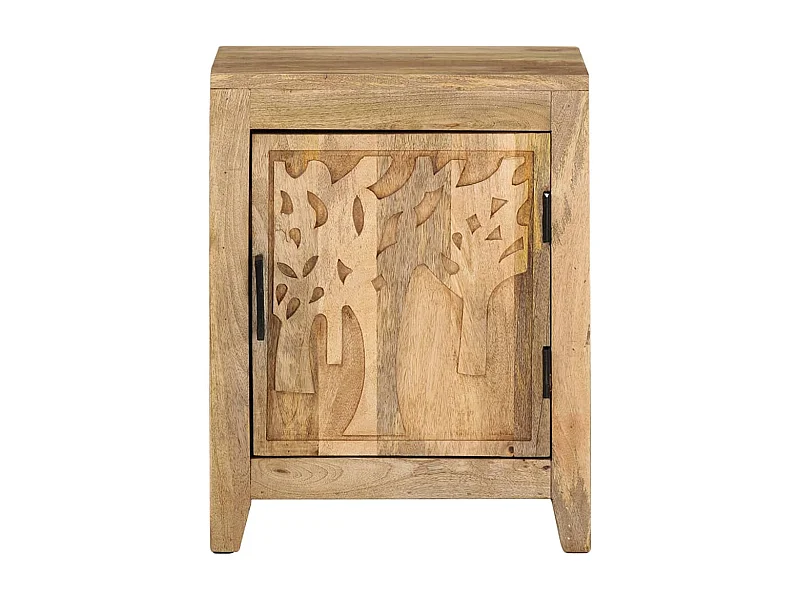 Table de chevet-Table d'appoint 40x30x50 cm Bois de manguier massif