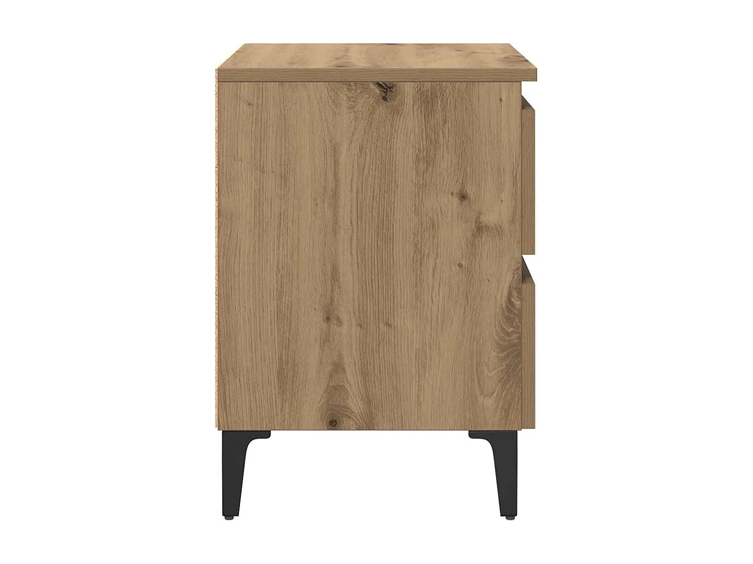 Nachttisch 2er Set-Beistelltisch Artisan-Eiche 40 x 35 x 50 cm Holzwerkstoff SHL69562