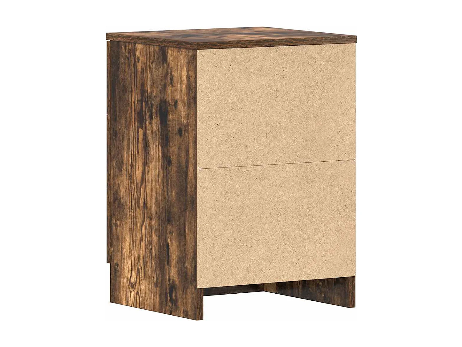 Nachttisch-Beistelltisch Räuchereiche 38x35x56 cm Holzwerkstoff SHL61410