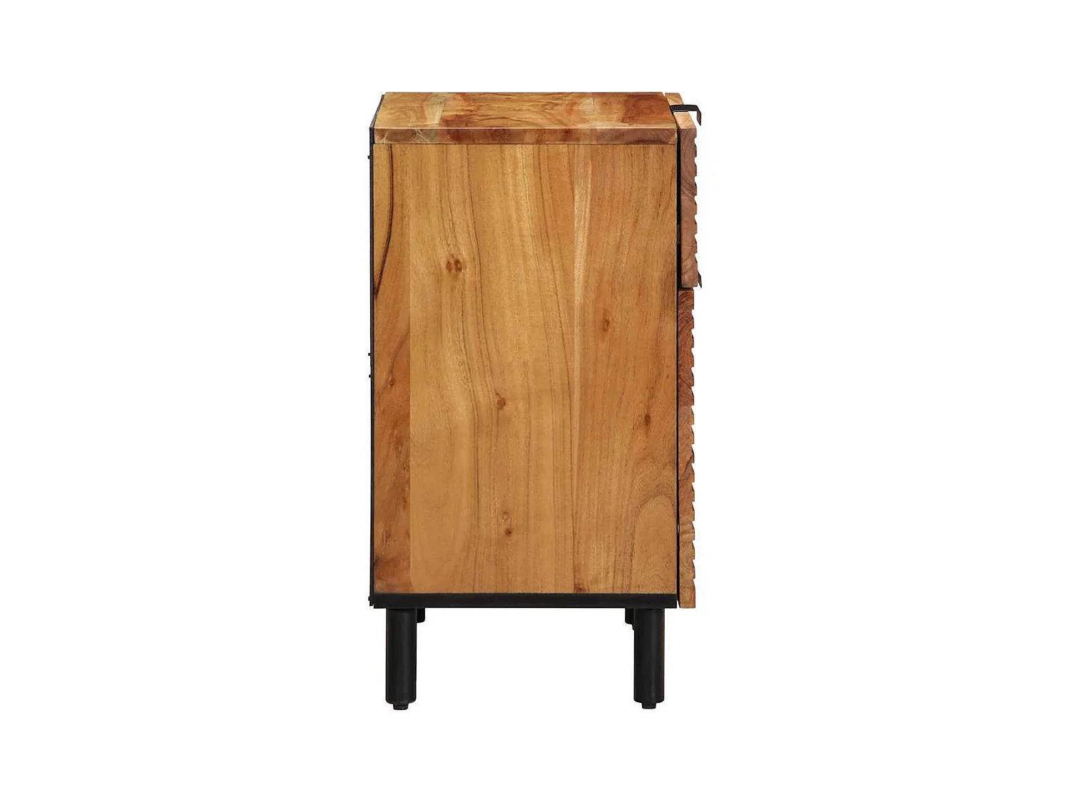 Mesita de Noche | Armario de Noche Marrón 50x33x60 cm madera maciza de acacia