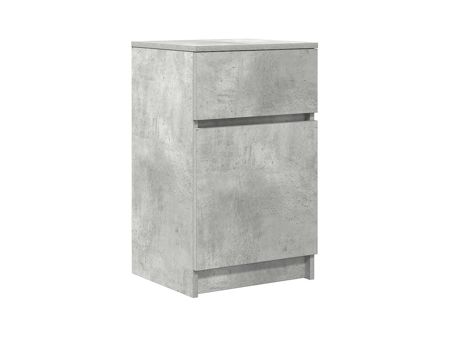 Mesitas de noche | Mesilla de noche 2 uds madera contrachapada gris 39x35x65 cm