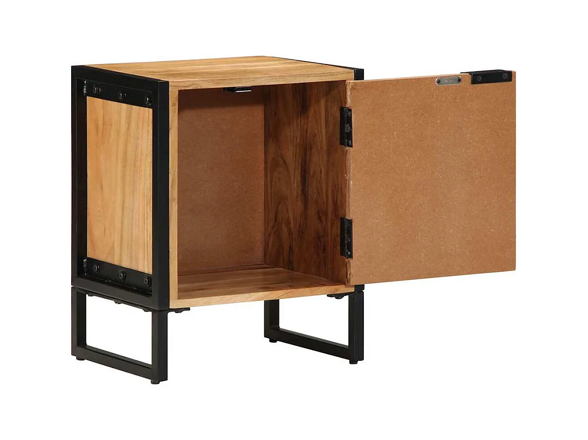 Table de chevet-Petite Table d'appoint Marron 40x30x50 cm Bois d'acacia massif