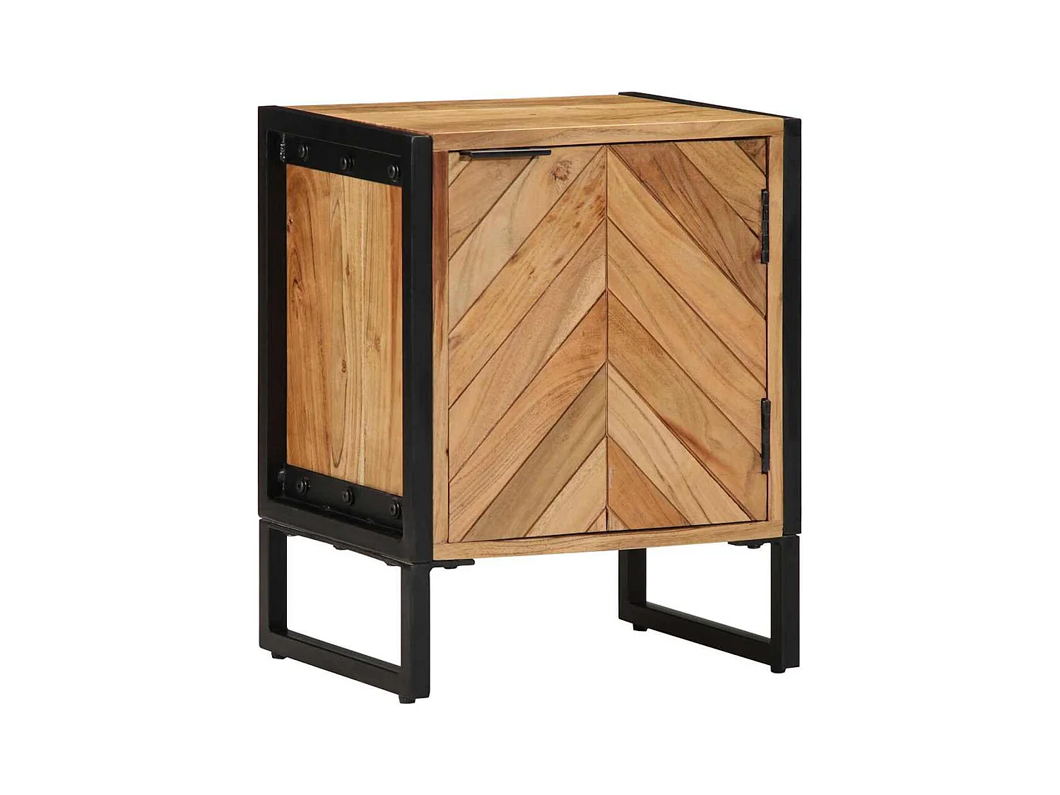 Table de chevet-Petite Table d'appoint Marron 40x30x50 cm Bois d'acacia massif