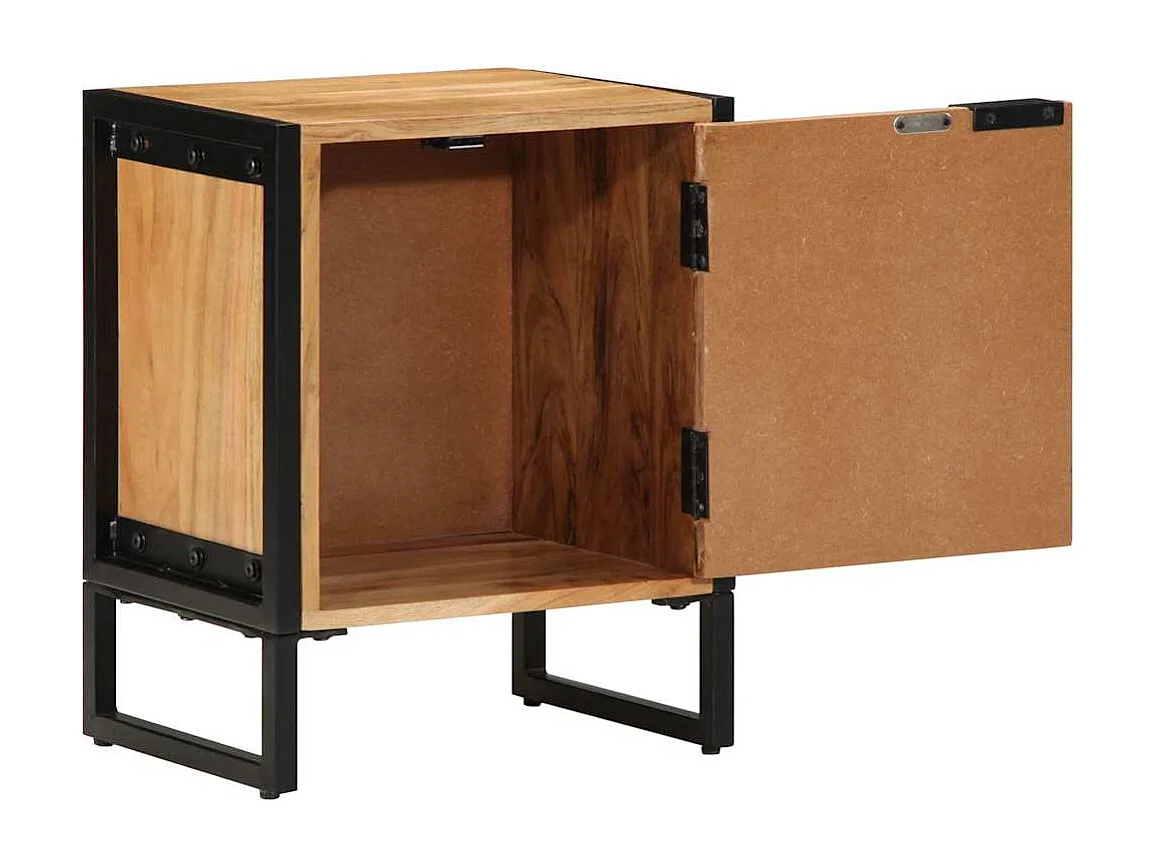 Table de chevet-Petite Table d'appoint Marron 40x30x50 cm Bois d'acacia massif