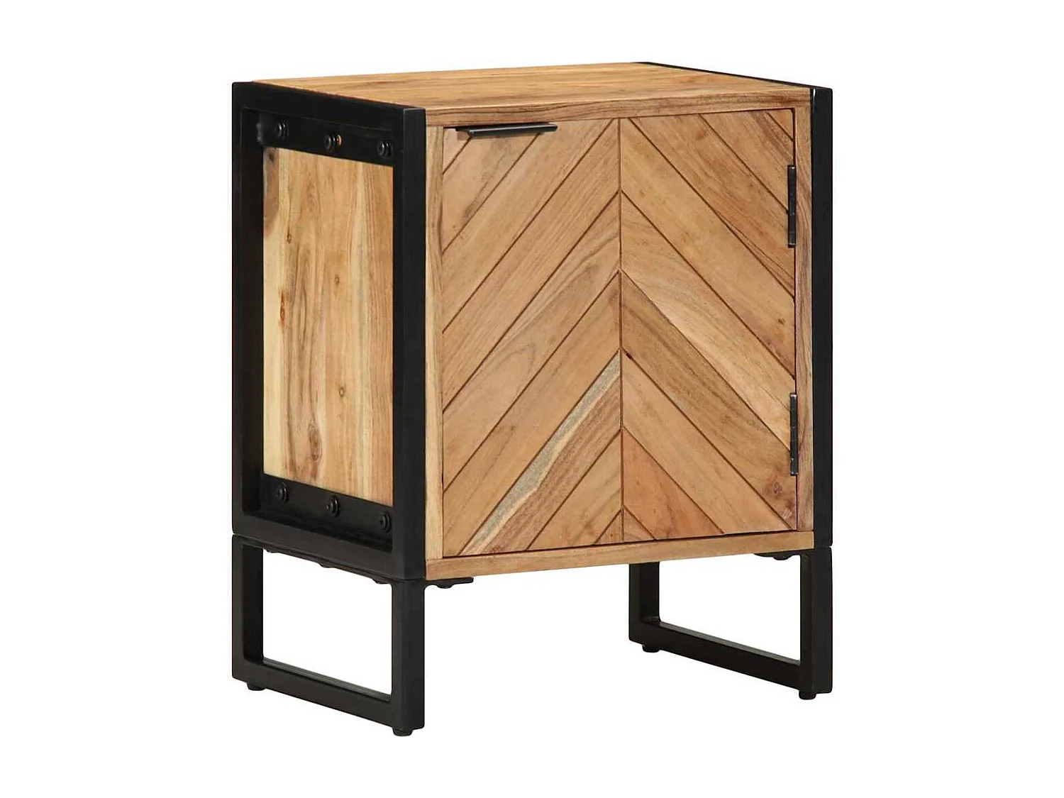 Table de chevet-Petite Table d'appoint Marron 40x30x50 cm Bois d'acacia massif