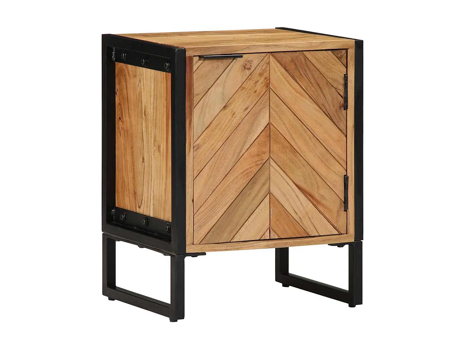 Table de chevet-Petite Table d'appoint Marron 40x30x50 cm Bois d'acacia massif