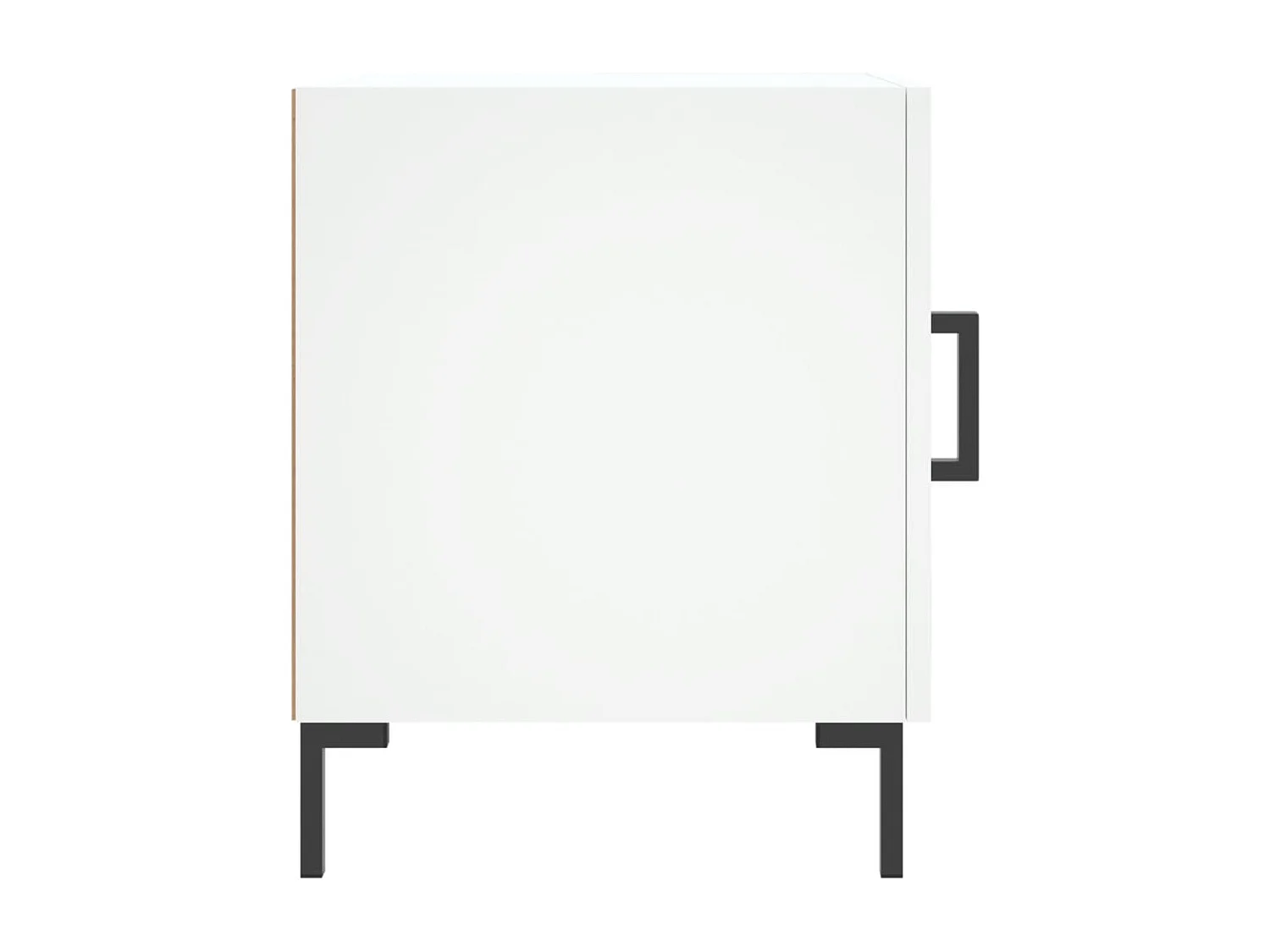 Table de chevet-Table d'appoint-Table de nuit blanc 40x40x50 cm bois d’ingénierie