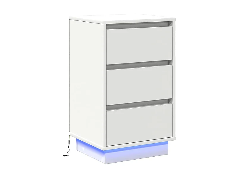 Armario de Noche 39x34.5x65 cm Madera contrachapada