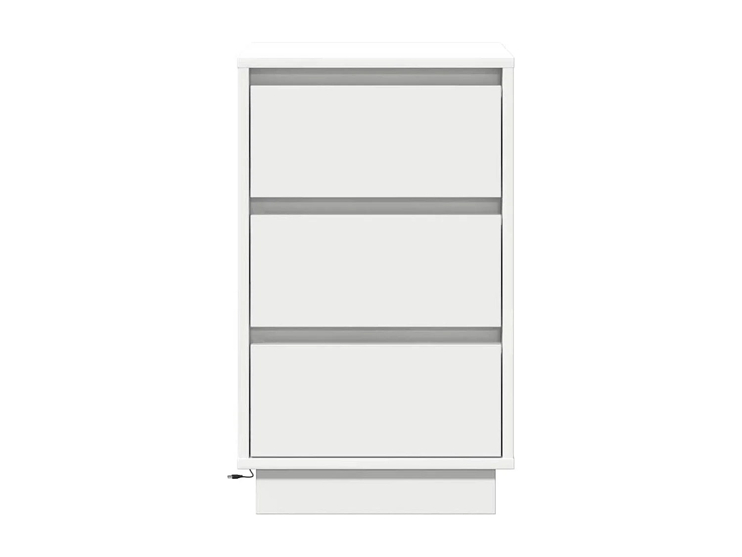 Armario de Noche 39x34.5x65 cm Madera contrachapada