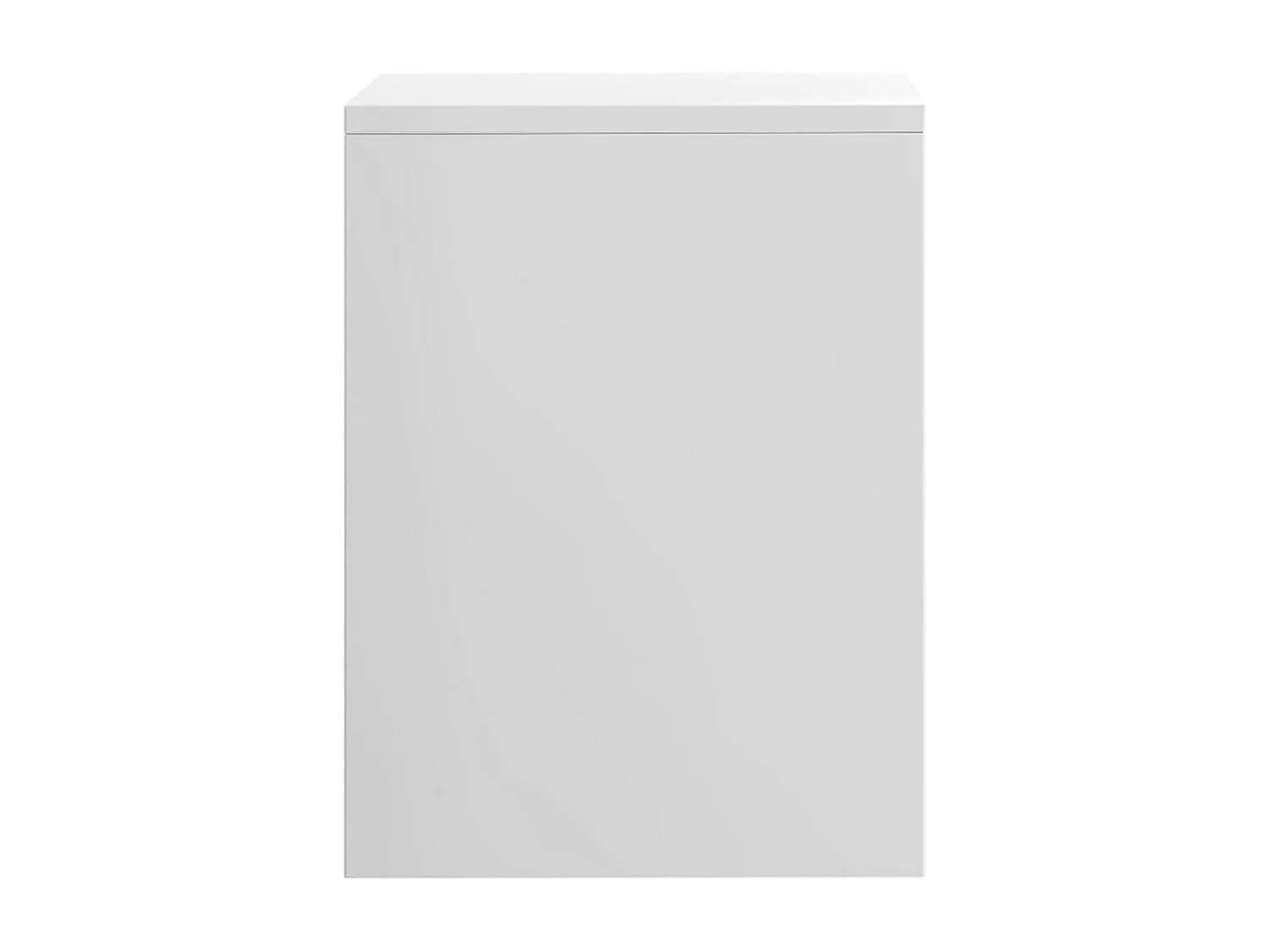 Nachttisch 2er Set-Beistelltisch Hochglanz-Weiß 40x30x40 cm Holzwerkstoff SHL29190