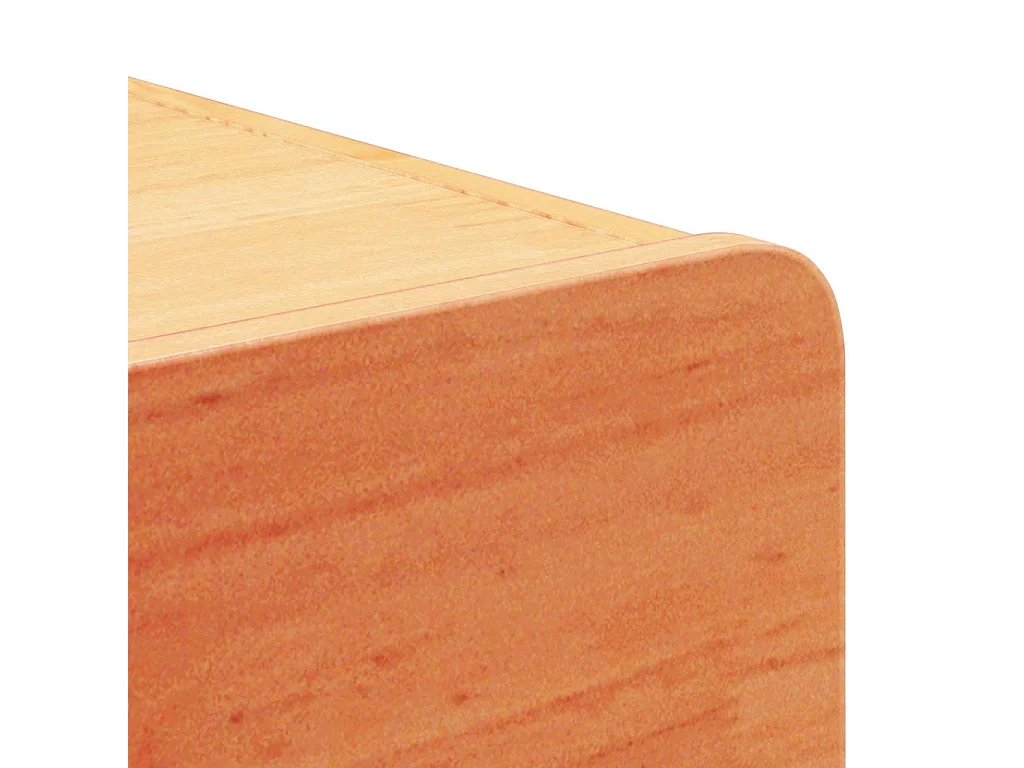 Mesa de Noche | Mesa auxiliar | Mesita de noche con cajón Marrón cera 39x34x16.5 cm