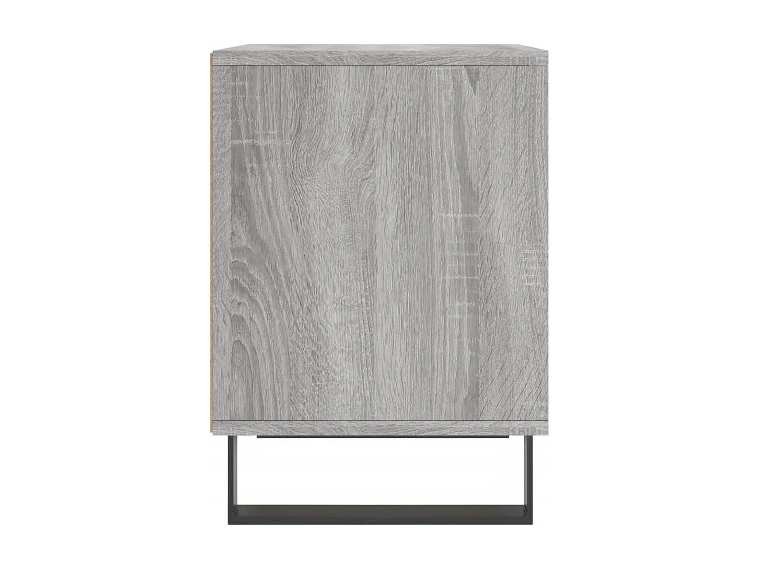 Nachttisch 2er Set-Beistelltisch-Nachttischkommode Grau Sonoma 40x35x50 cm Holzwerkstoff SHL85271