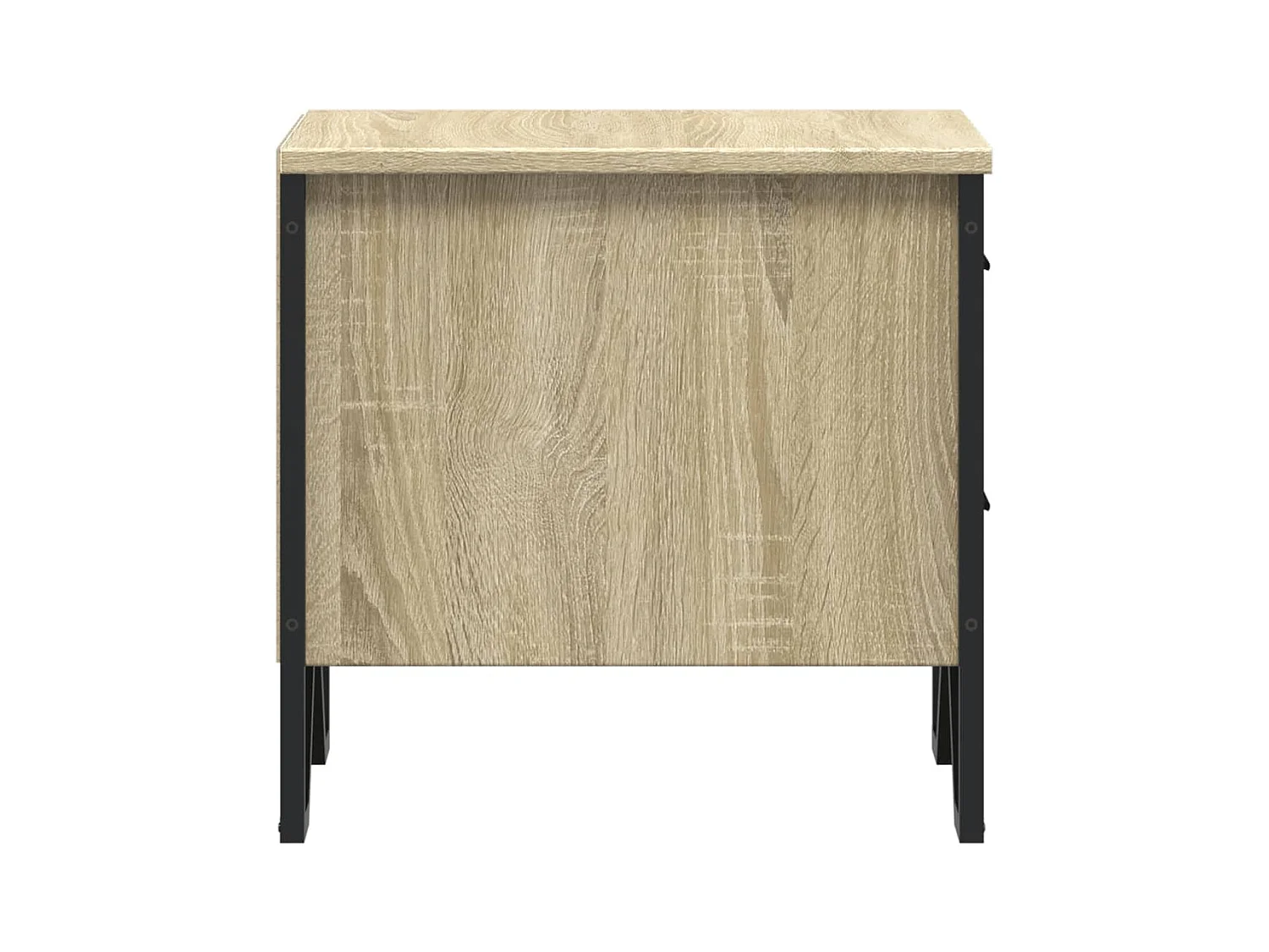 Mesita de noche | Mesilla de noche madera de ingeniería roble Sonoma 40x41x40 cm