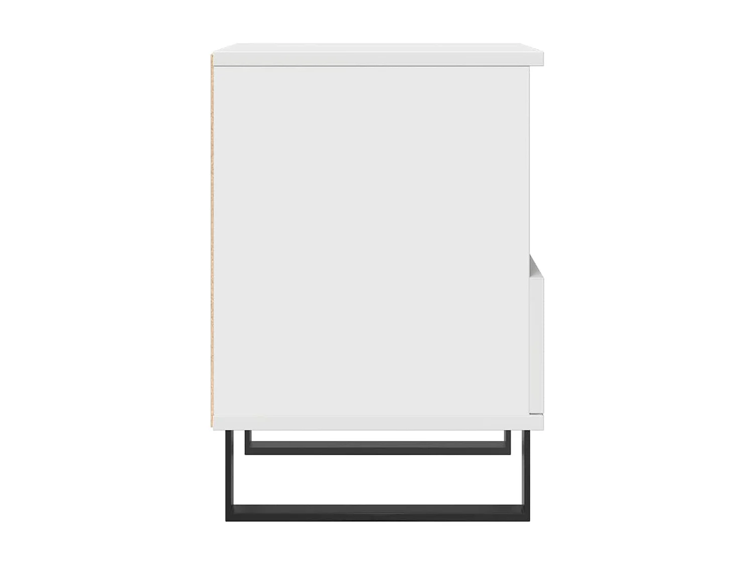 Mesa de Cabeceira Moderna 2 peças 40x35x50 cm derivados de madeira branco