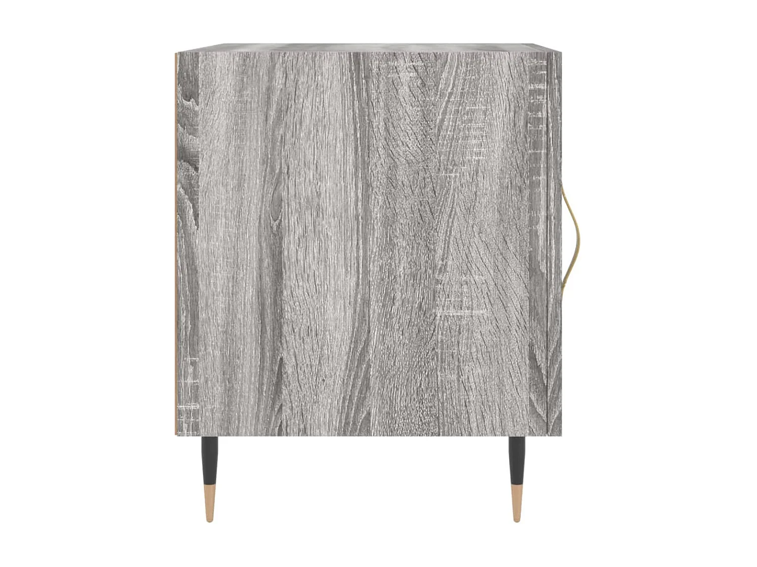 Nachttisch-Beistelltisch Grau Sonoma 40x40x50 cm Holzwerkstoff SHL50841