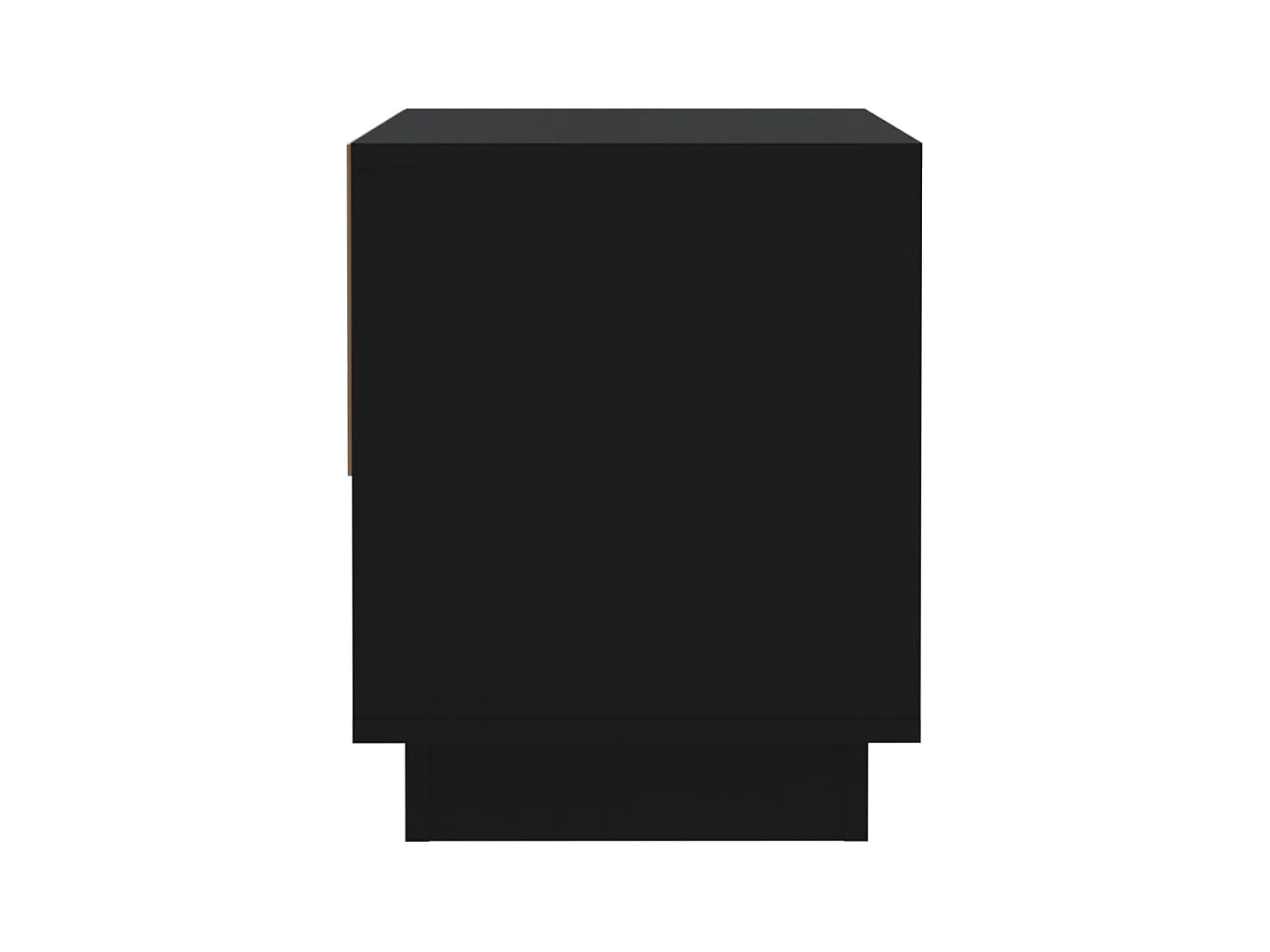 Mesitas de noche | Mesilla de noche 2 uds madera contrachapada negro 45x34x44 cm