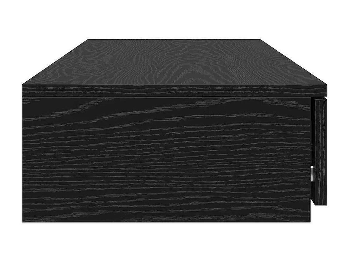 Cajones de cama con cajón Roble negro 120x36.5x16.5 cm