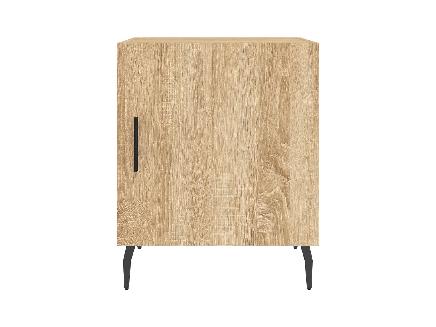 Mesitas de noche | Mesilla de noche 2 uds madera ingeniería roble Sonoma 40x40x50 cm