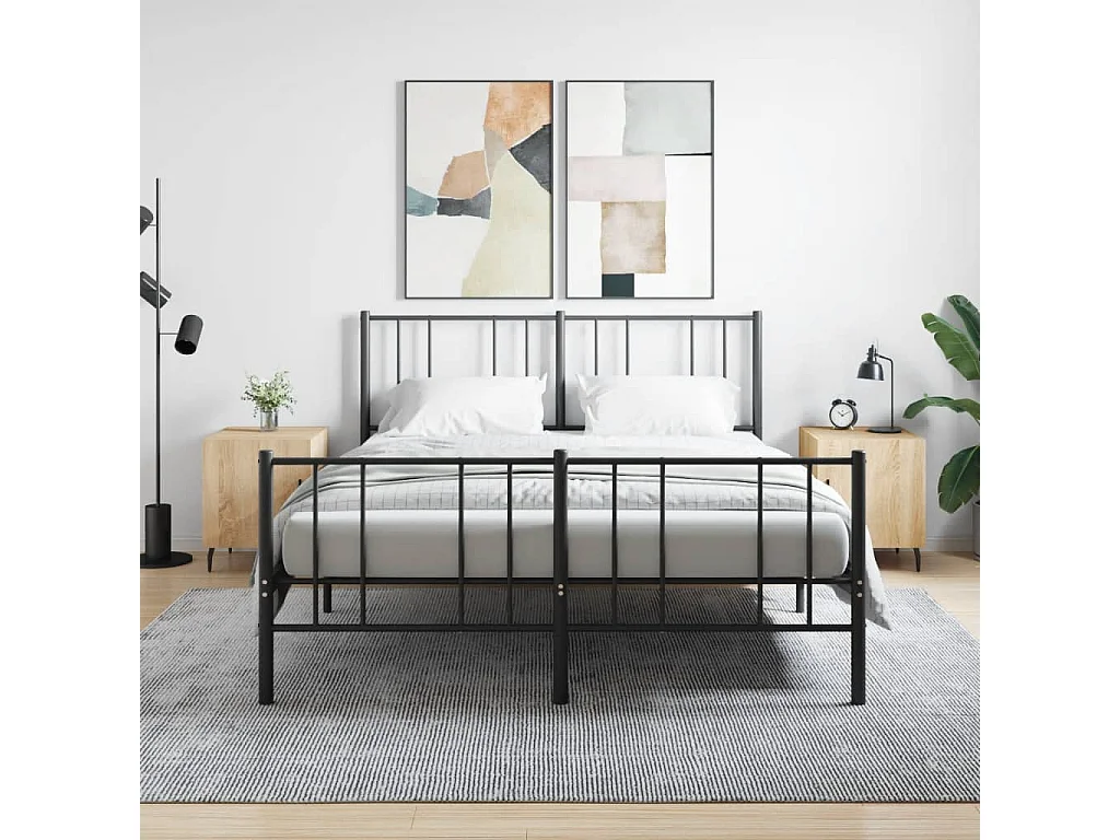 Nachttisch 2er Set-Beistelltisch-Nachttischkommode Sonoma-Eiche 40x40x50 cm Holzwerkstoff SHL59635