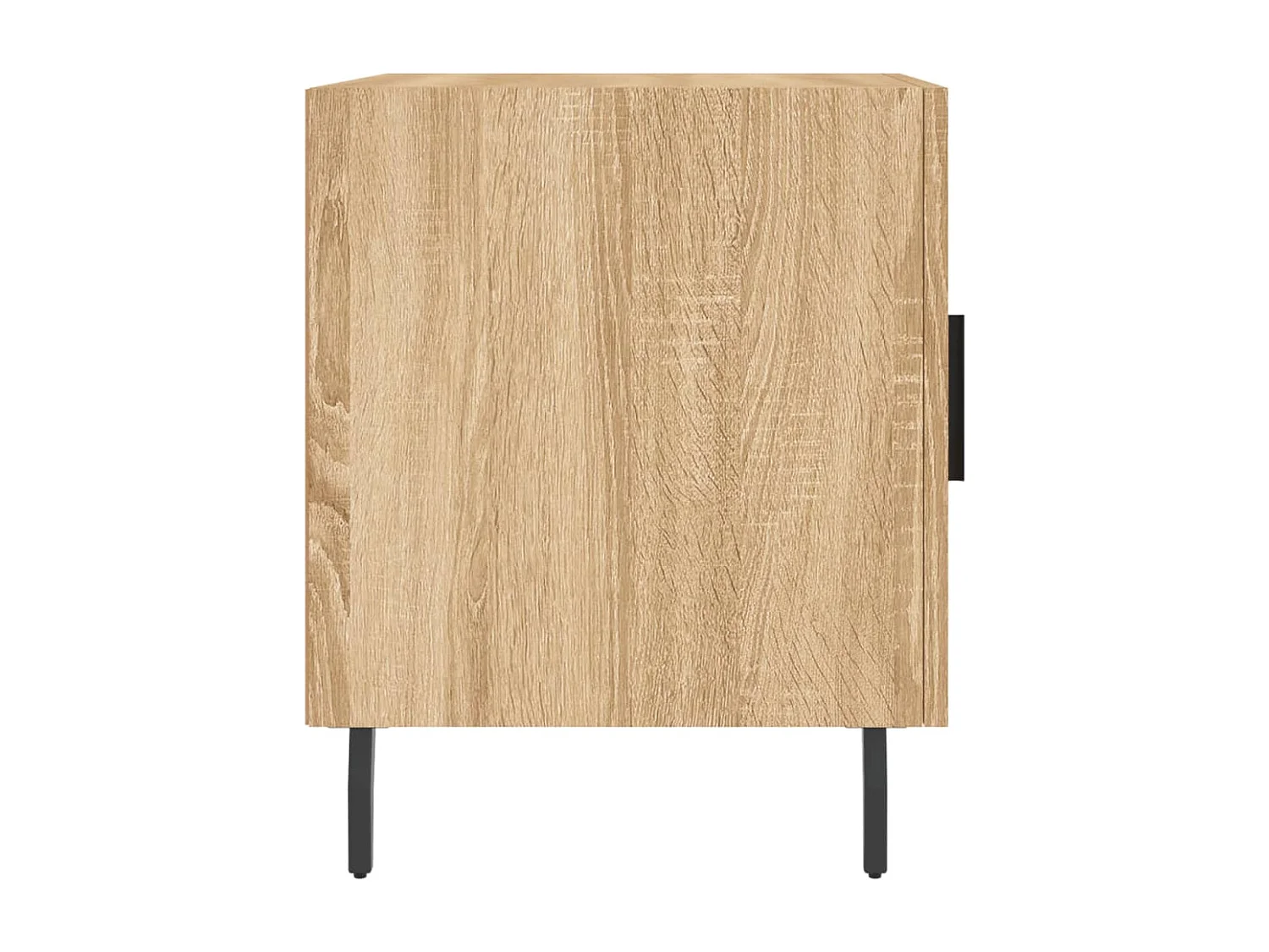 Nachttisch 2er Set-Beistelltisch-Nachttischkommode Sonoma-Eiche 40x40x50 cm Holzwerkstoff SHL59635