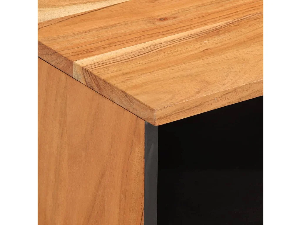 Tables de chevet-Tables de nuit 2 pcs 40x34x46 cm bois d'acacia massif